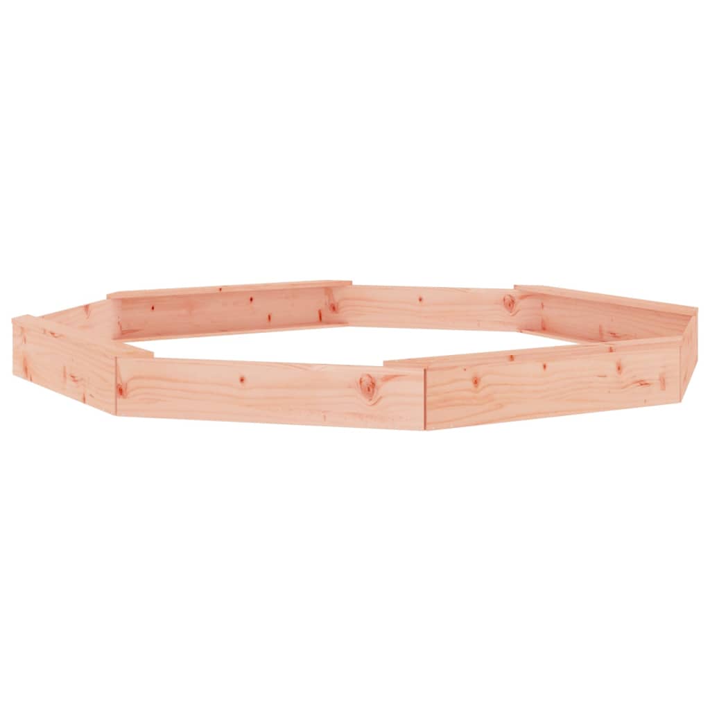 vidaXL Arenero con asientos octogonal madera maciza de abeto Douglas - Image 6