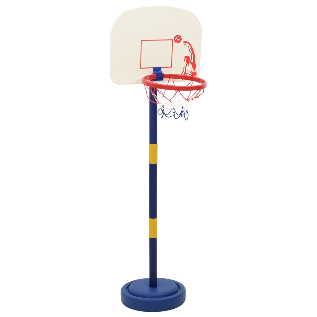 vidaXL Canasta de baloncesto ajustable con pelota y bomba 90/121 cm - Image 4