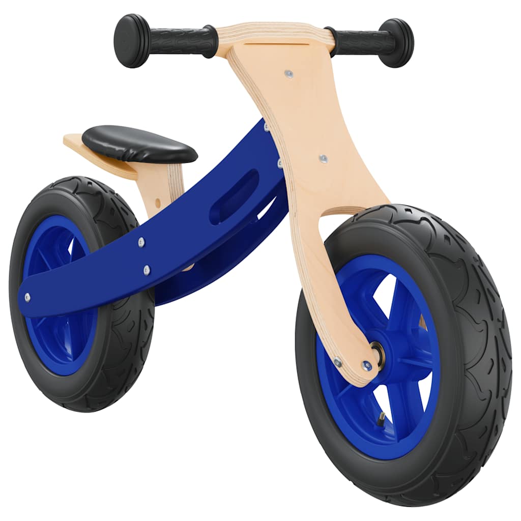 vidaXL Bicicleta sin pedales para niños con neumáticos de aire azul - Image 4