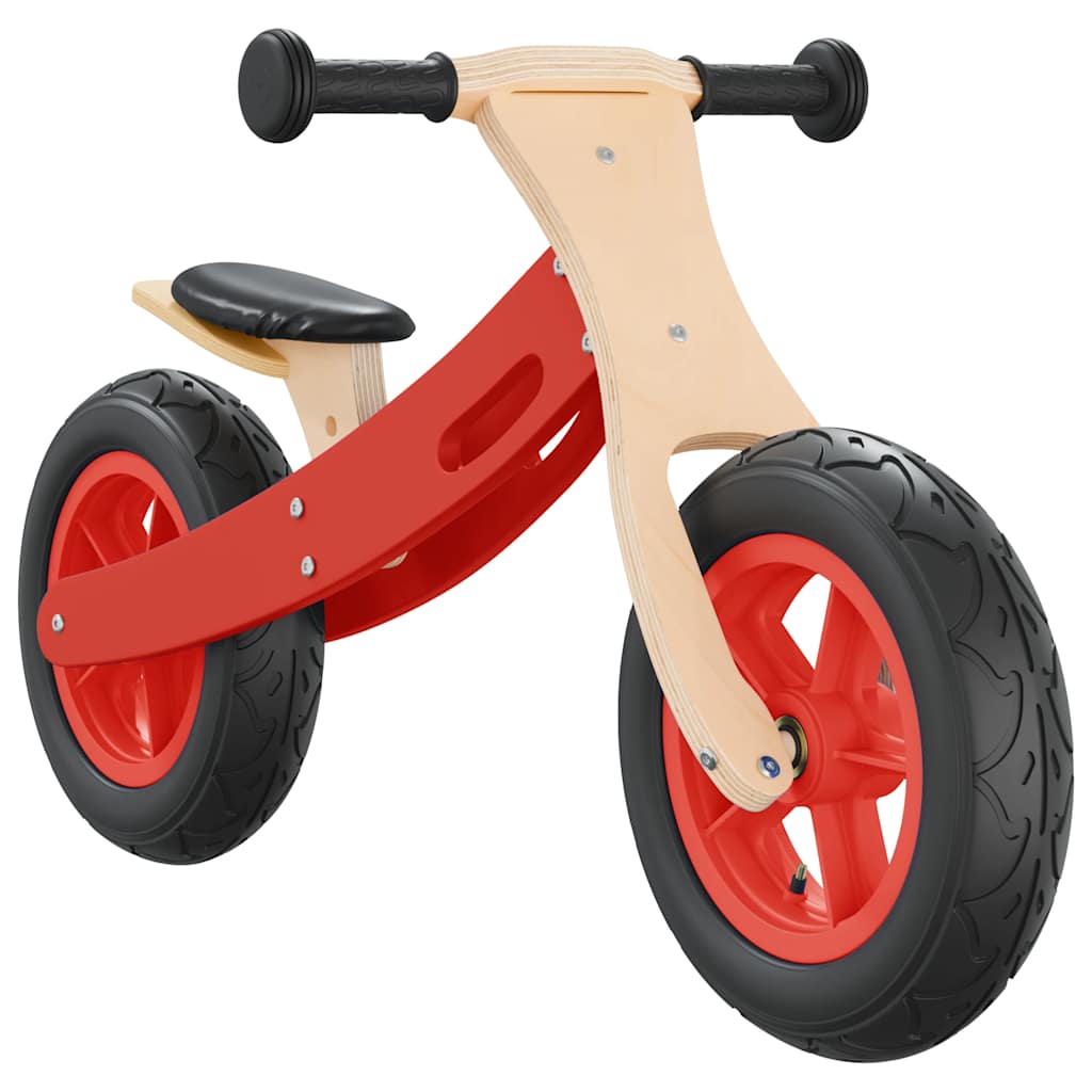 vidaXL Bicicleta sin pedales para niños con neumáticos de aire rojo - Image 4