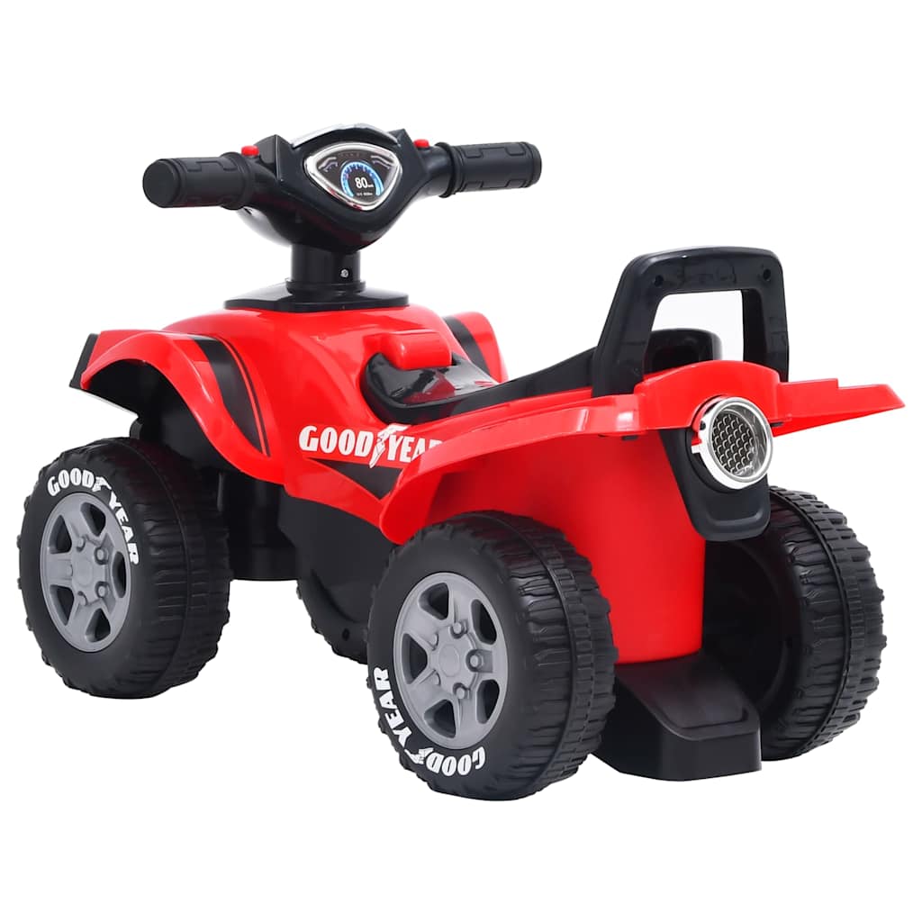 vidaXL Quad correpasillos infantil Good Year rojo - Image 4