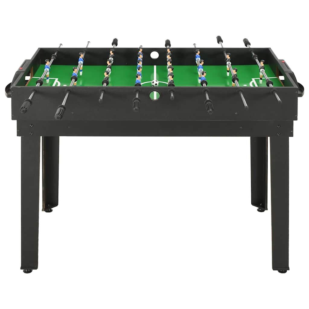 vidaXL Mesa multijuegos 15 en 1 negro 121x61x82 cm - Image 3