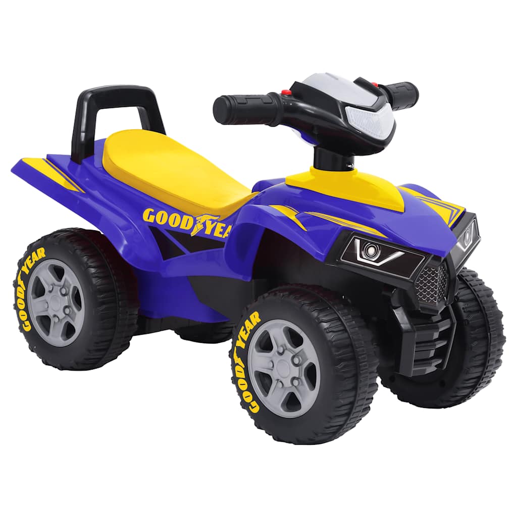 vidaXL Quad correpasillos infantil Good Year azul