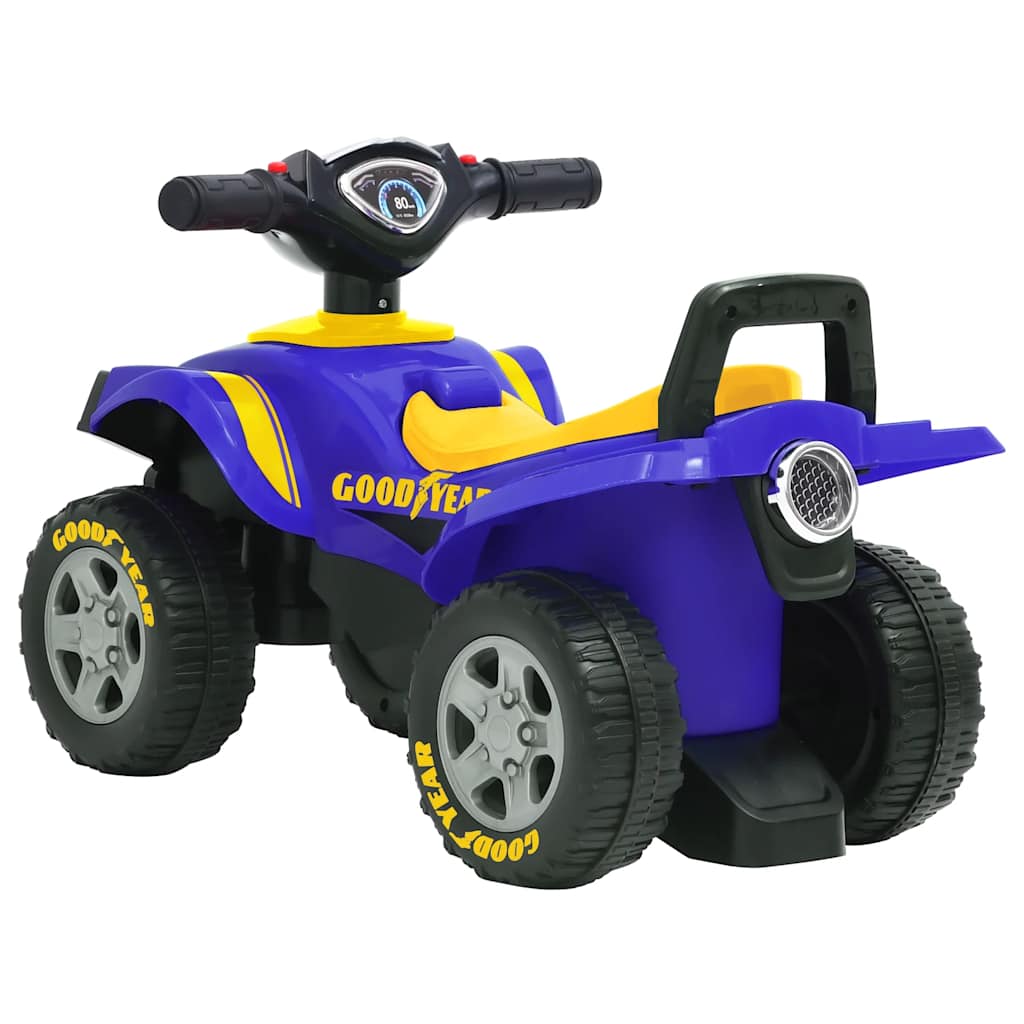 vidaXL Quad correpasillos infantil Good Year azul - Image 4