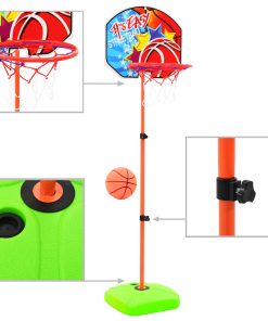vidaXL Canasta de baloncesto y balón para niños