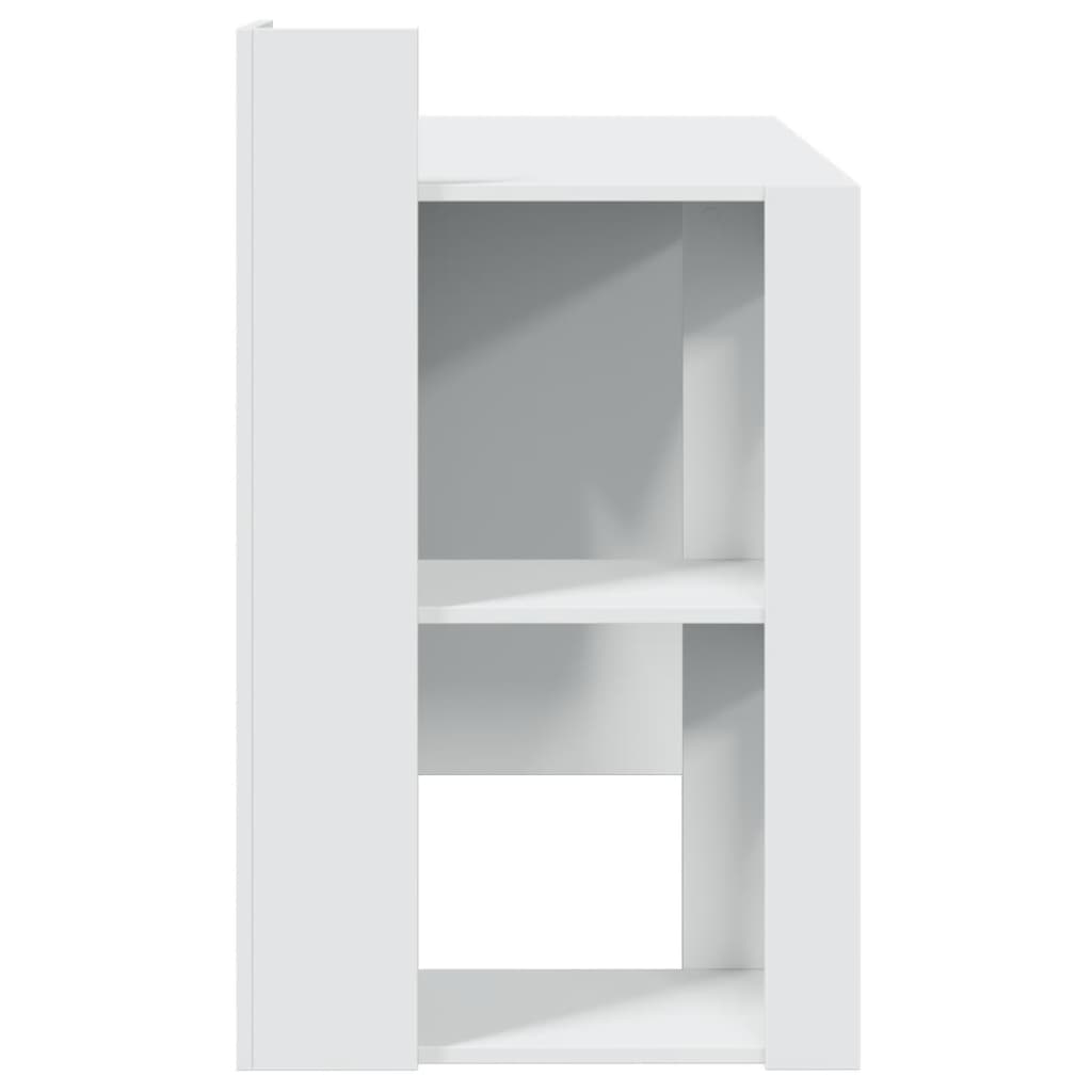 vidaXL Escritorio de oficina madera ingeniería blanco 103,5x56,5x94 cm - Image 5