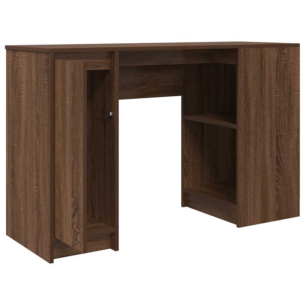 vidaXL Escritorio roble marrón 120x42x76 cm madera de ingeniería - Image 5