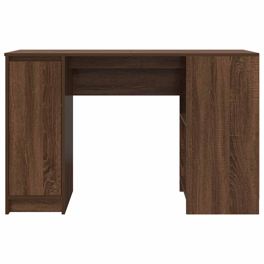 vidaXL Escritorio roble marrón 120x42x76 cm madera de ingeniería - Image 6