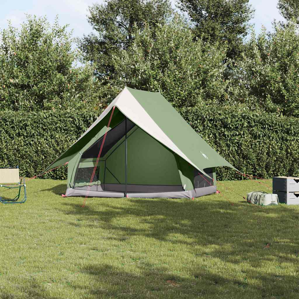 vidaXL Carpas con techo Verde 220 x 233 x 184 cm Poliéster