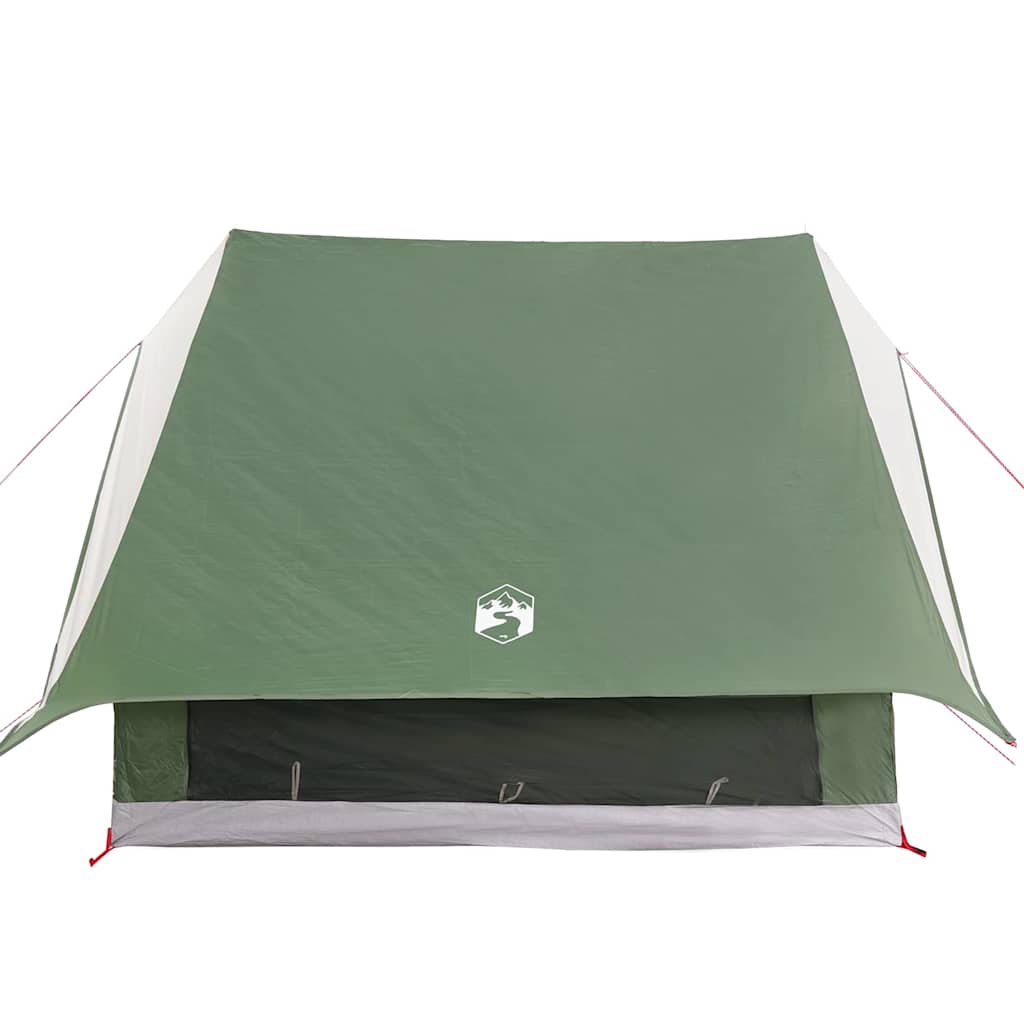 vidaXL Carpas con techo Verde 220 x 233 x 184 cm Poliéster - Image 6