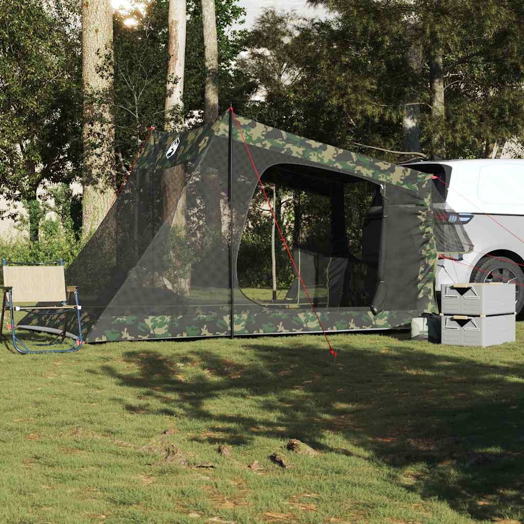 vidaXL Tienda de campaña para coche 2 personas impermeable camuflaje