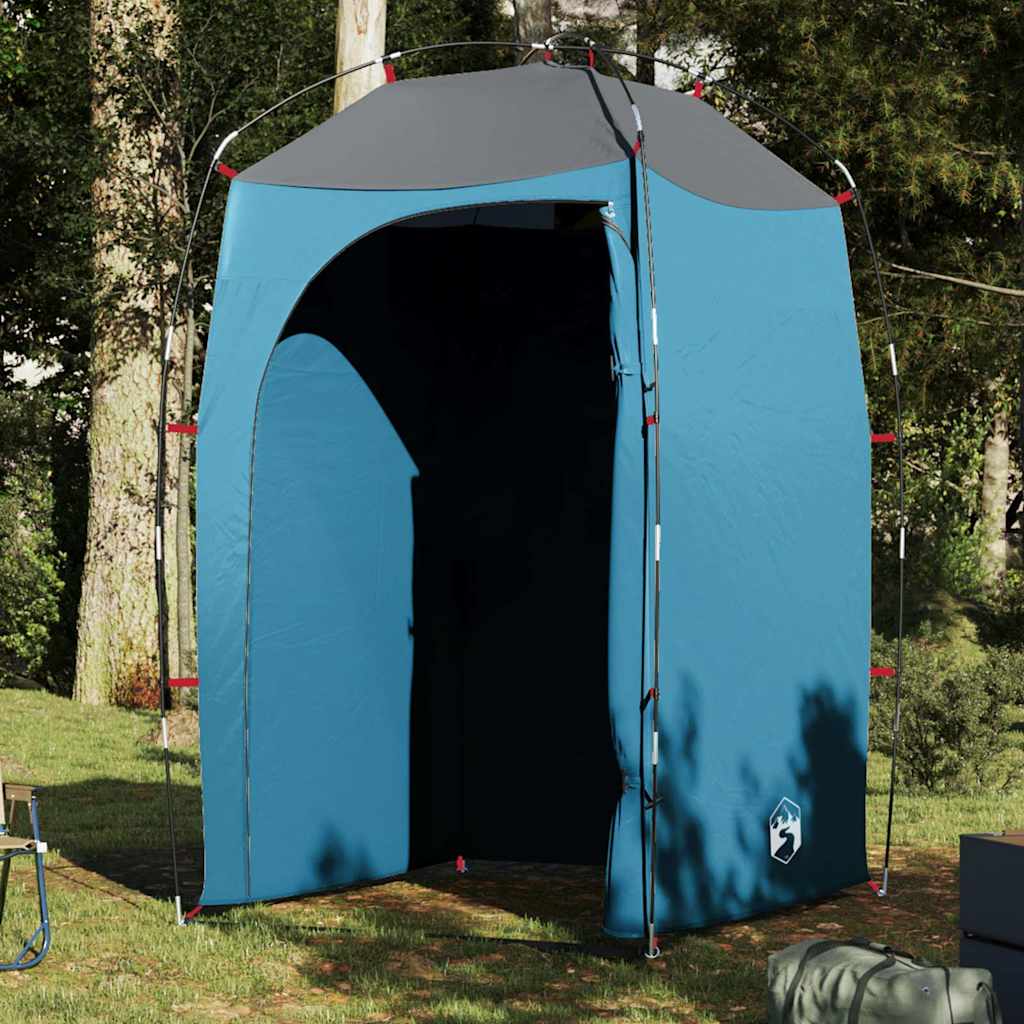 vidaXL Tienda de ducha impermeable azul