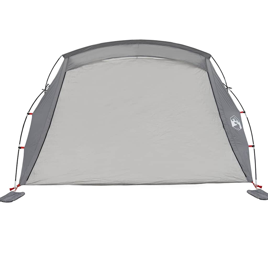 vidaXL Tienda de playa para 2 personas impermeable gris - Image 6