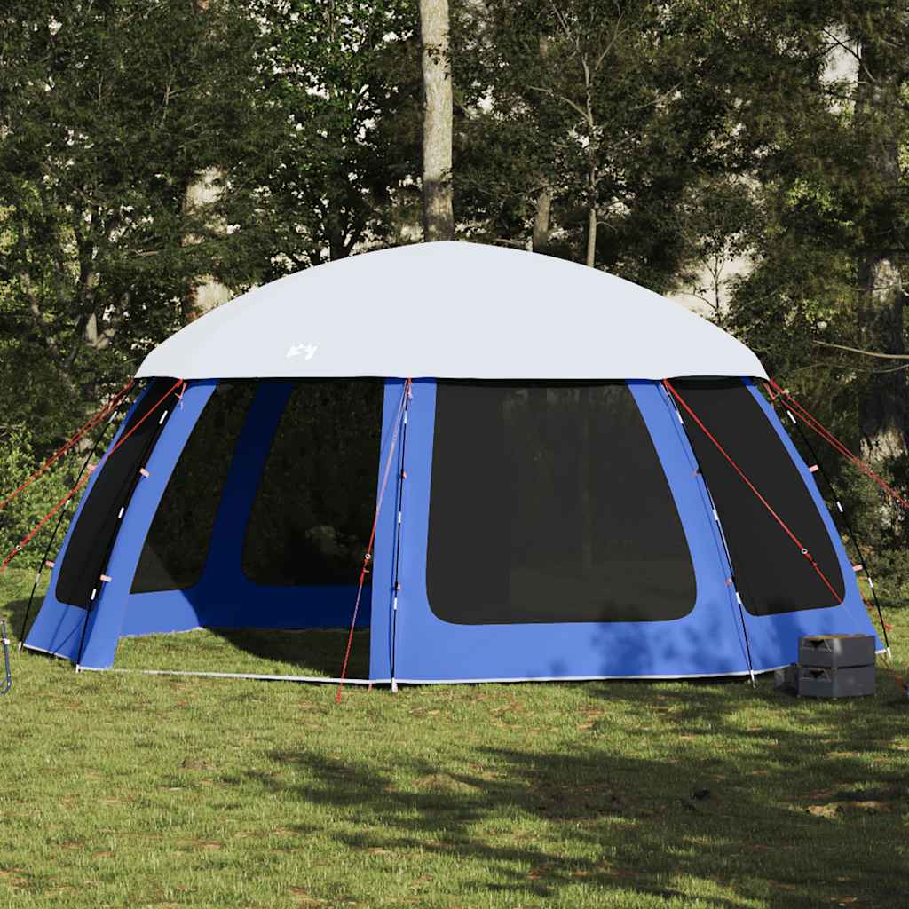 vidaXL Carpa para piscina con desmontables y paredes azul 510x510 cm