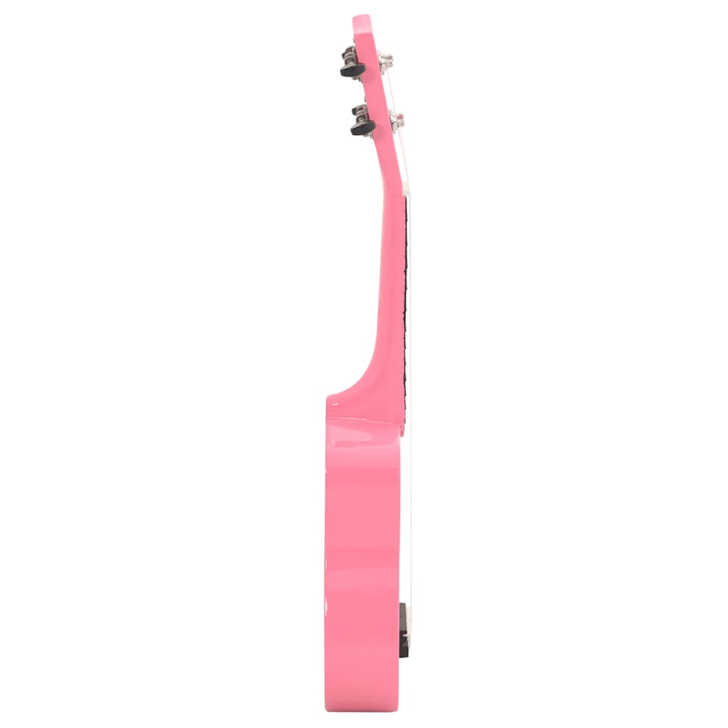vidaXL Set de ukelele soprano con funda para niños rosa 21" - Image 5