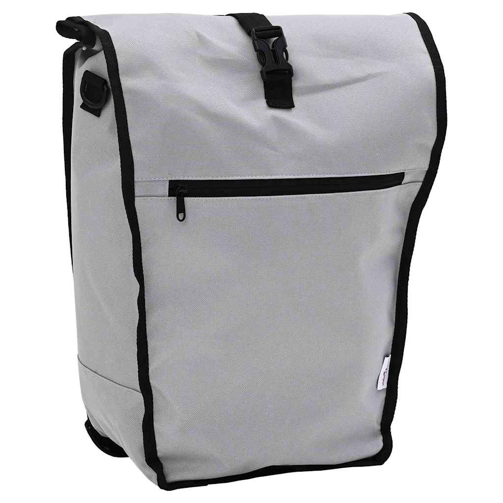 vidaXL Bolsa de bicicleta Gris 34 x 16 x 59 cm Poliéster