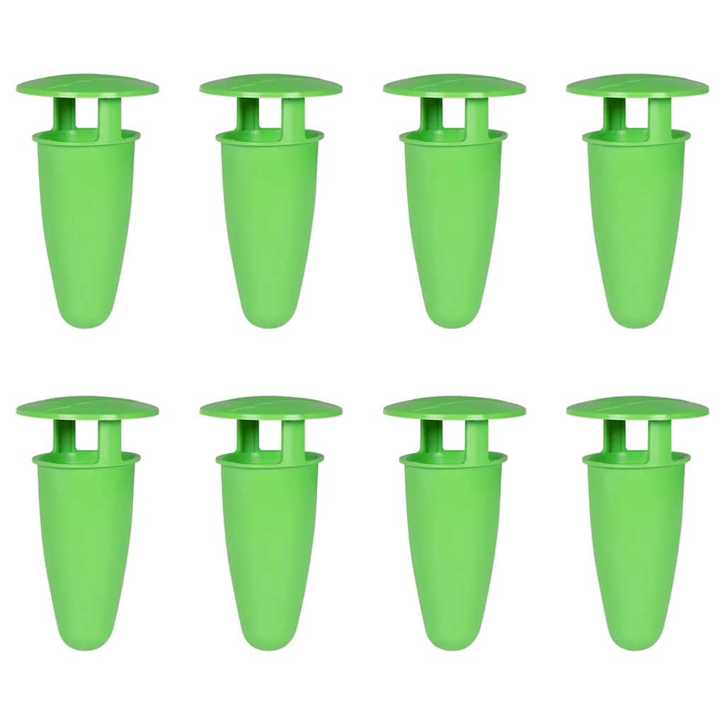 vidaXL Trampas para caracoles y babosas 8 uds. Verde