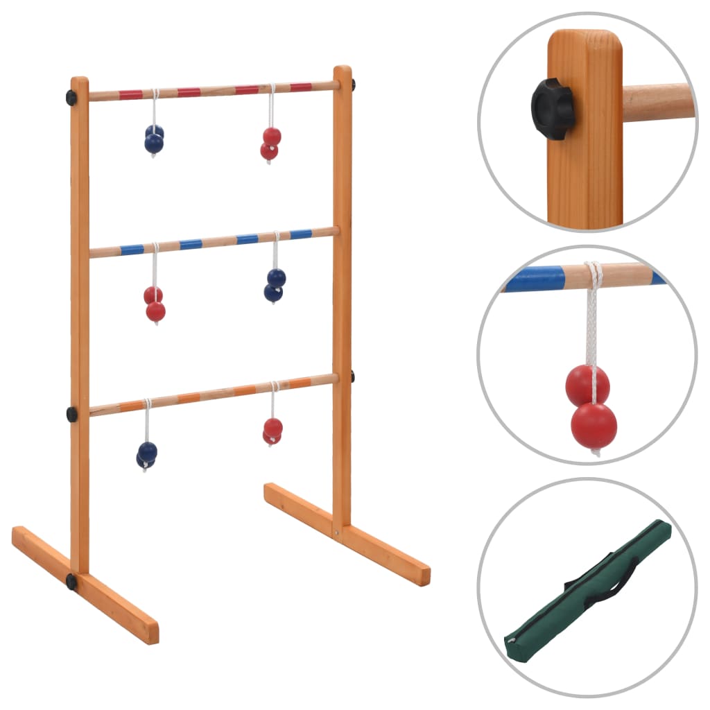 vidaXL Juego Golf Spin Ladder de madera