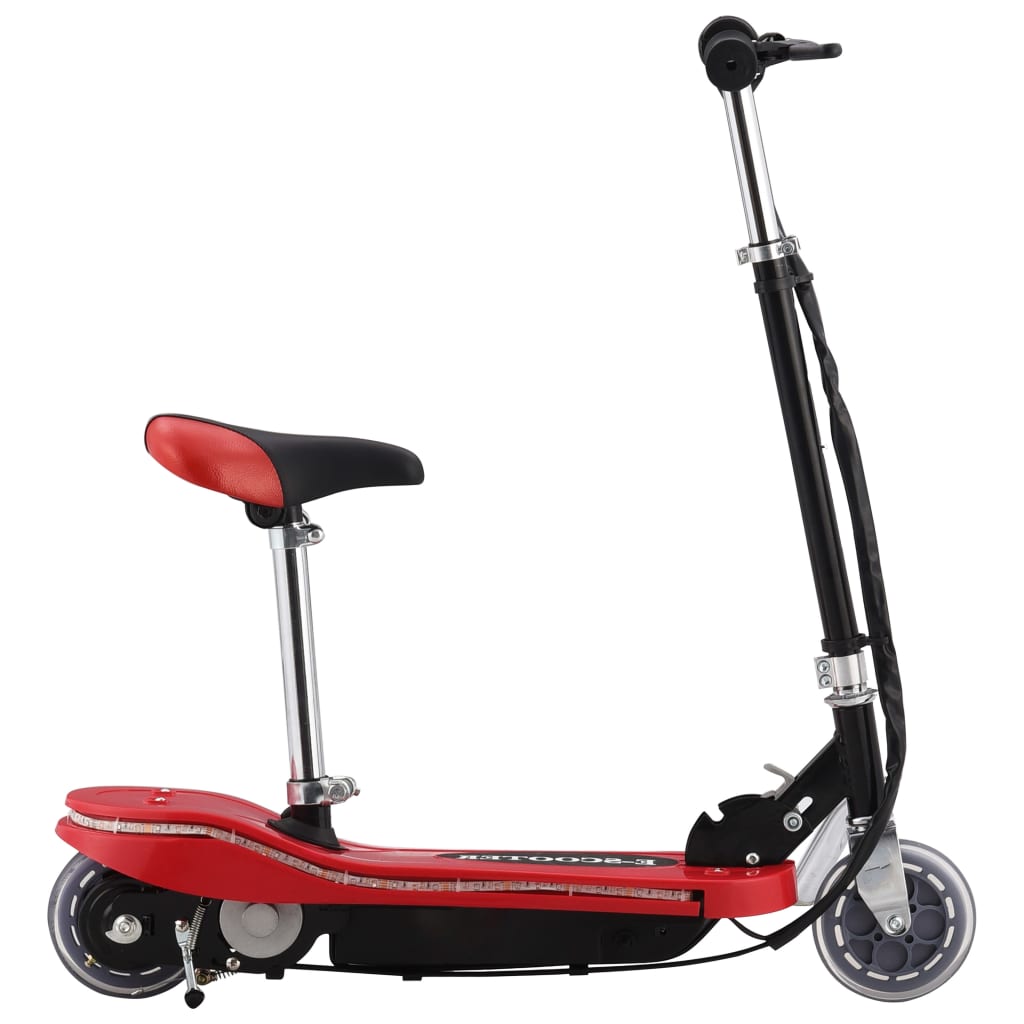 vidaXL Patinete para niños con asiento y LED rojo 120 W - Image 6