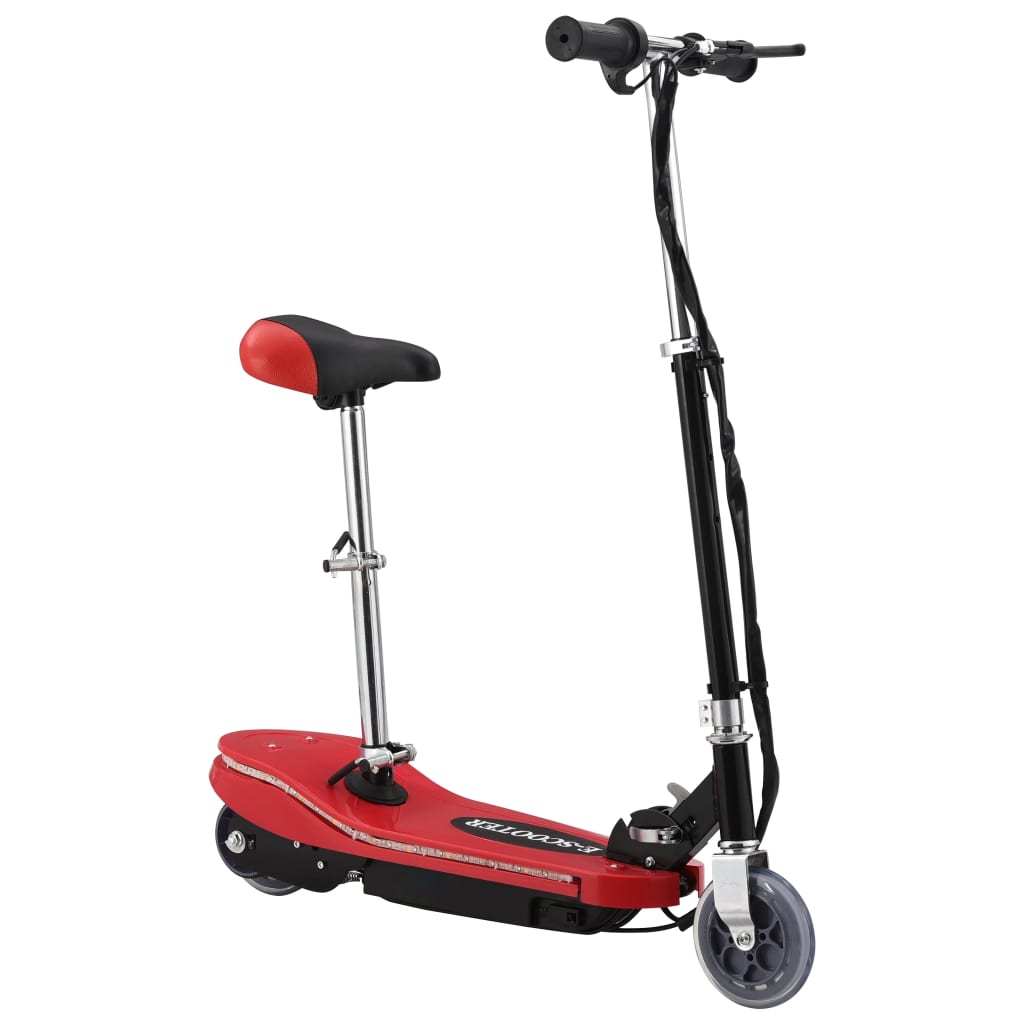 vidaXL Patinete para niños con asiento y LED rojo 120 W - Image 5