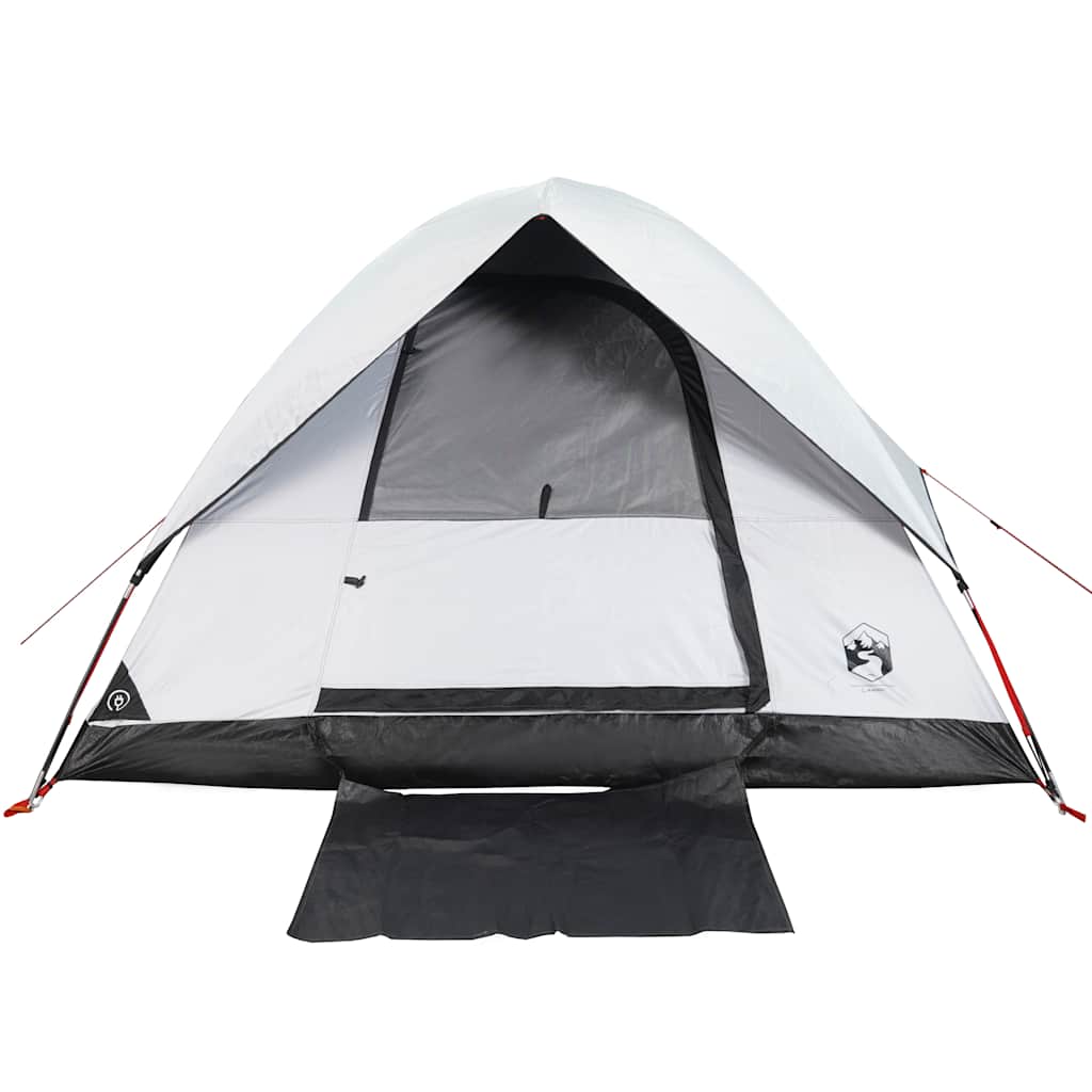 vidaXL Tienda de campaña iglú 2 personas tela opaca impermeable blanco - Image 6