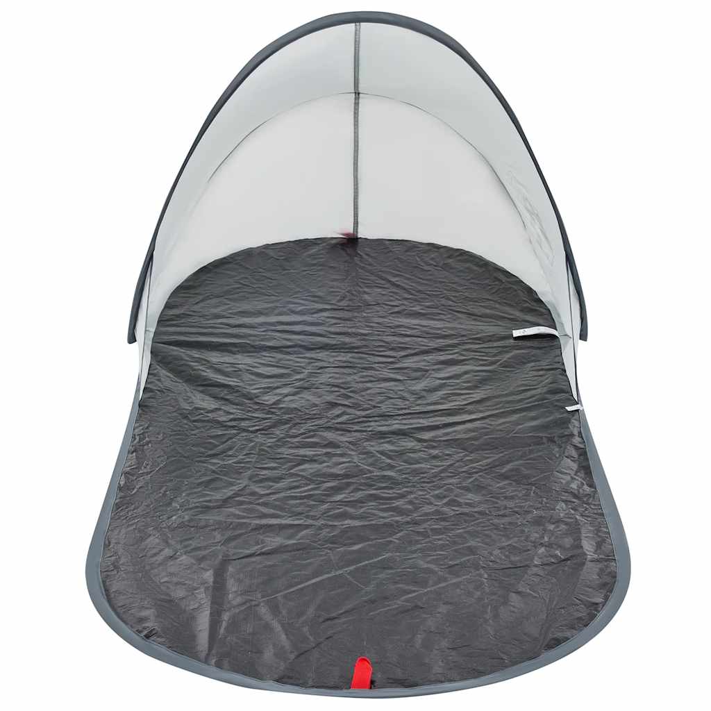 vidaXL Tienda de playa pop-up impermeable gris - Image 5