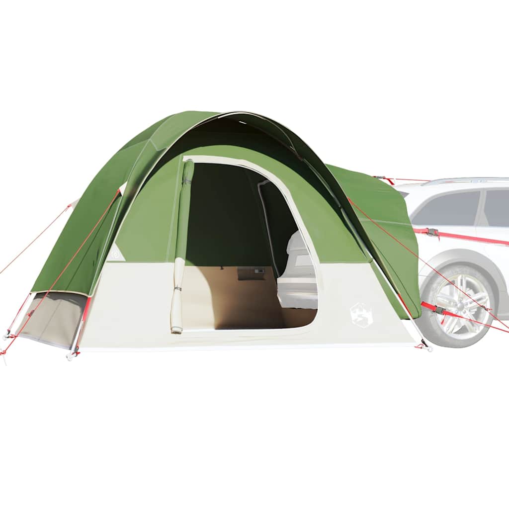 vidaXL Tienda de campaña para coche para 4 personas impermeable verde