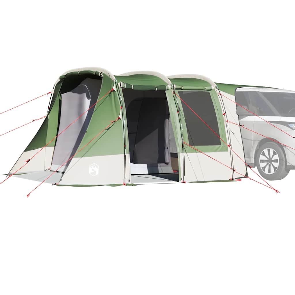 vidaXL Carpa para coche impermeable verde