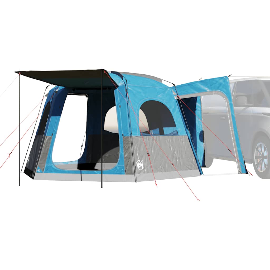 vidaXL Tienda de campaña de coche para 4 personas impermeable azul