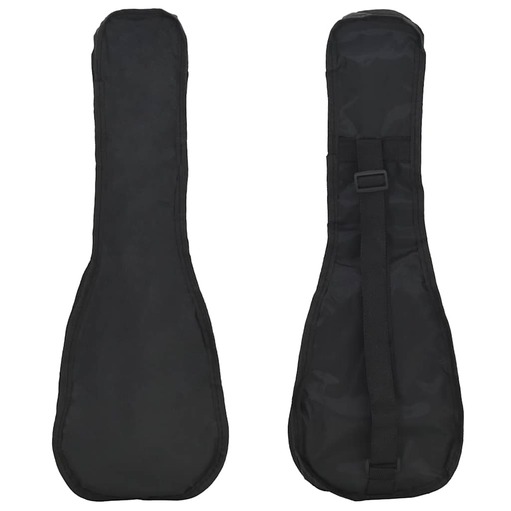 vidaXL Juego de ukelele soprano para niños con funda madera oscura 21" - Image 4