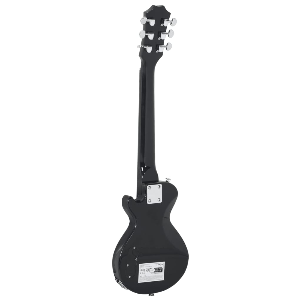vidaXL Guitarra eléctrica para niños con funda marrón y negro 3/4 30" - Image 5