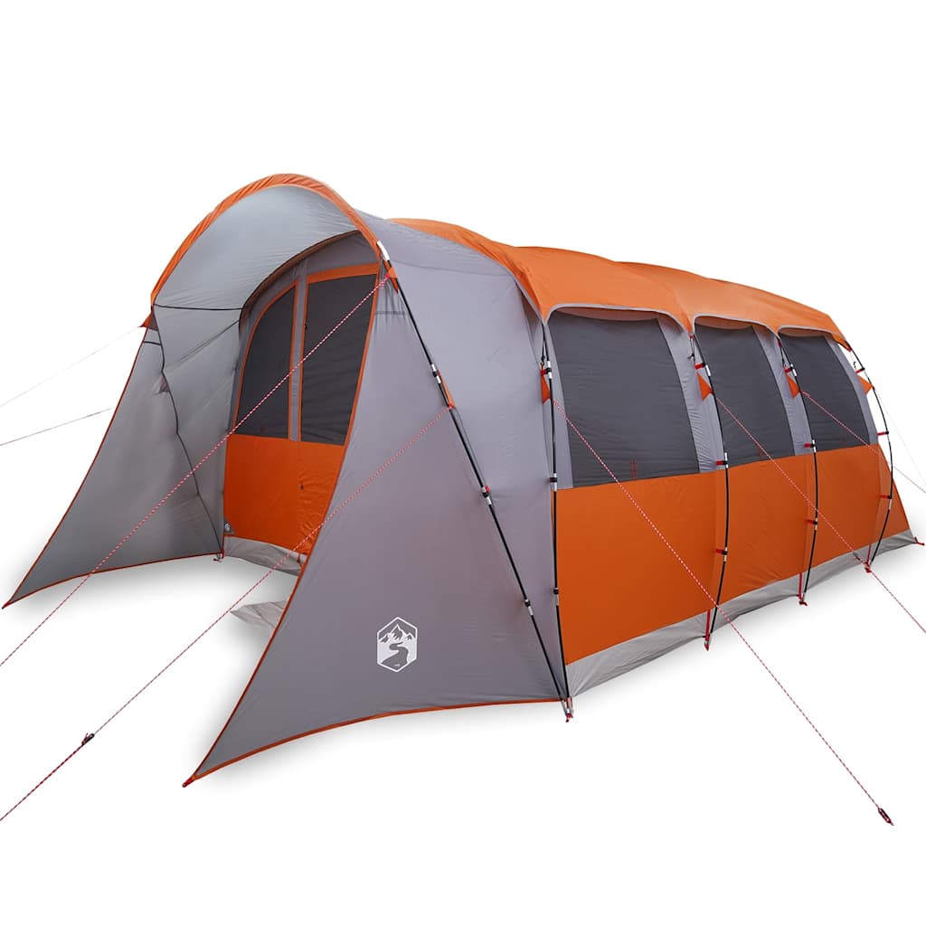 vidaXL Carpas con techo Gris y naranja 576 x 325 x 213 cm Poliéster - Image 3