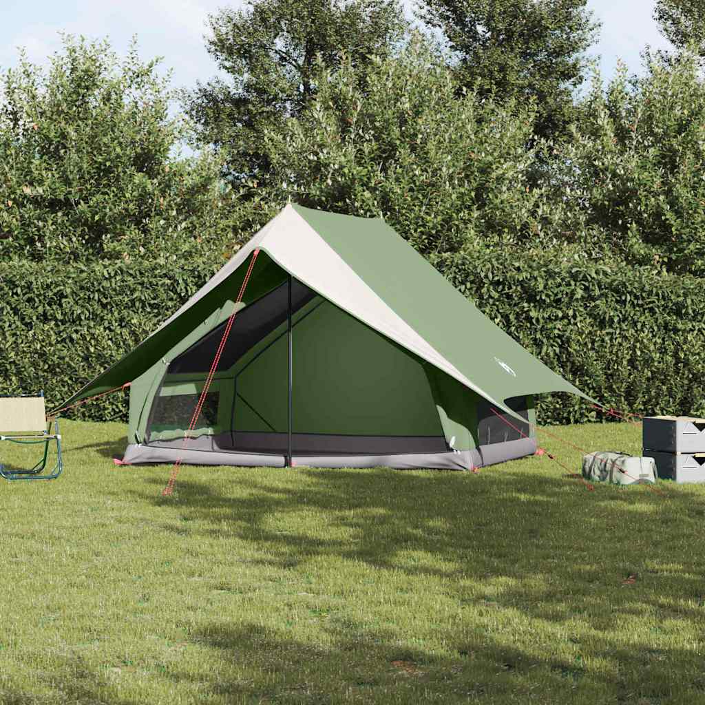 vidaXL Carpas con techo Verde 256 x 266 x 185 cm Poliéster