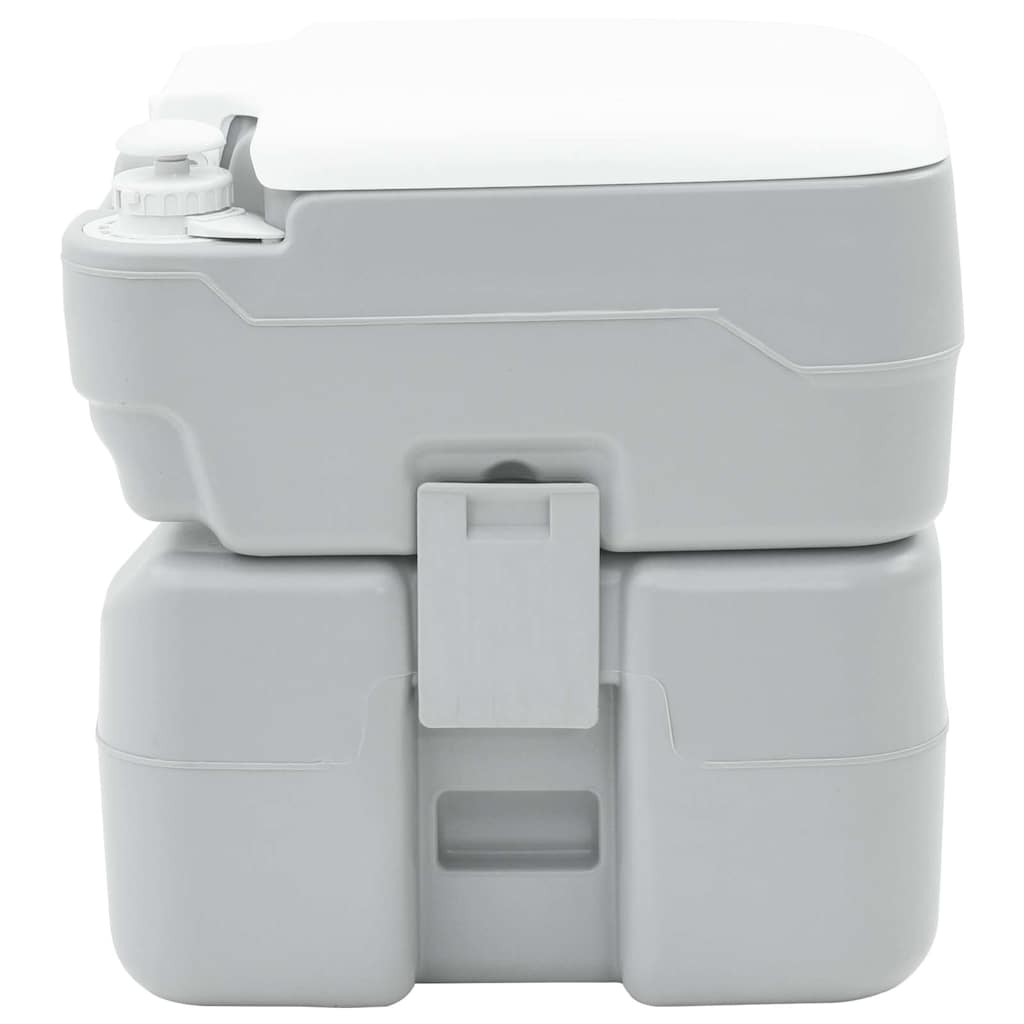 vidaXL Inodoro de Camping Gris 41.5 x 36.5 x 42 cm - Image 5