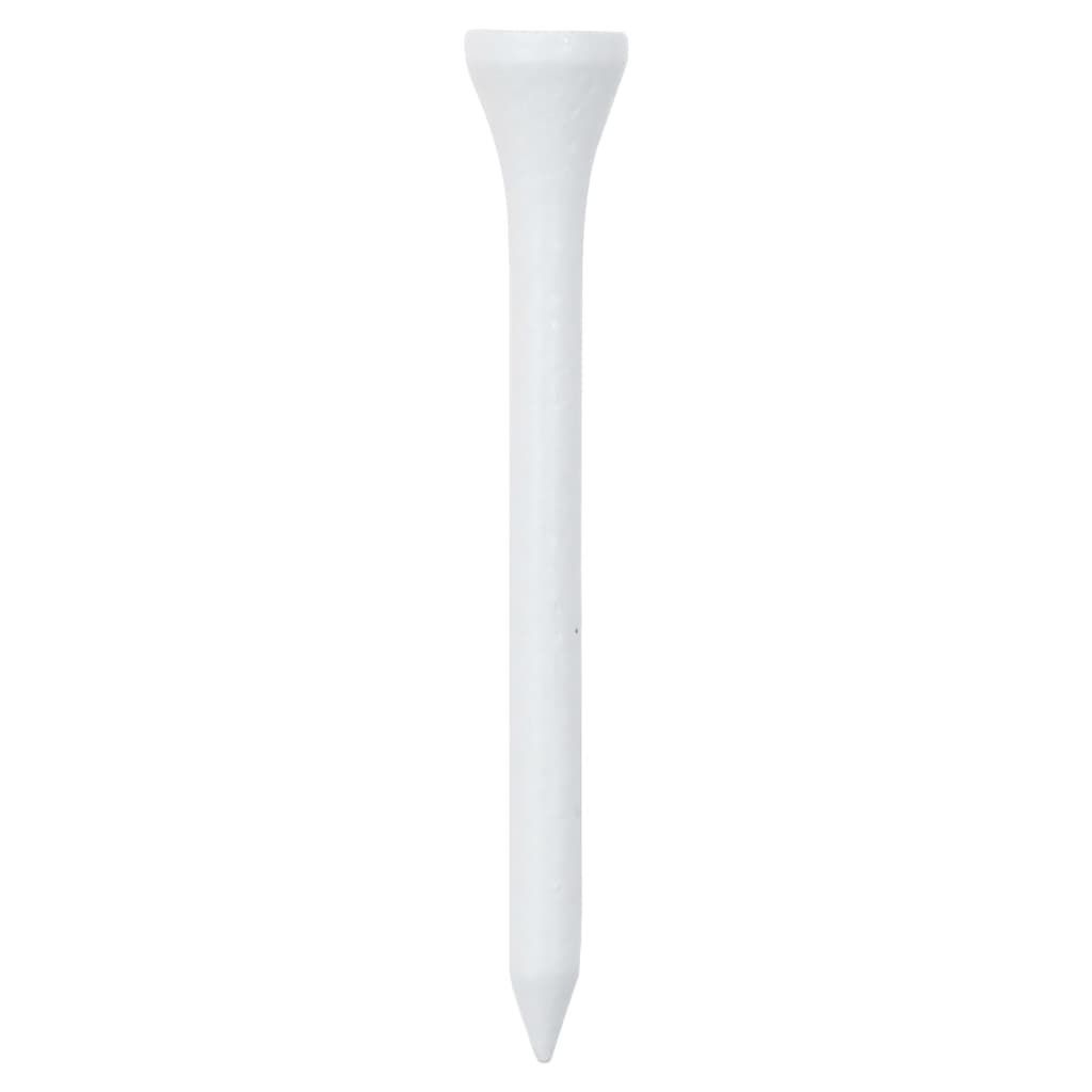 vidaXL Tees de golf 1000 unidades 83 mm bambú blanco
