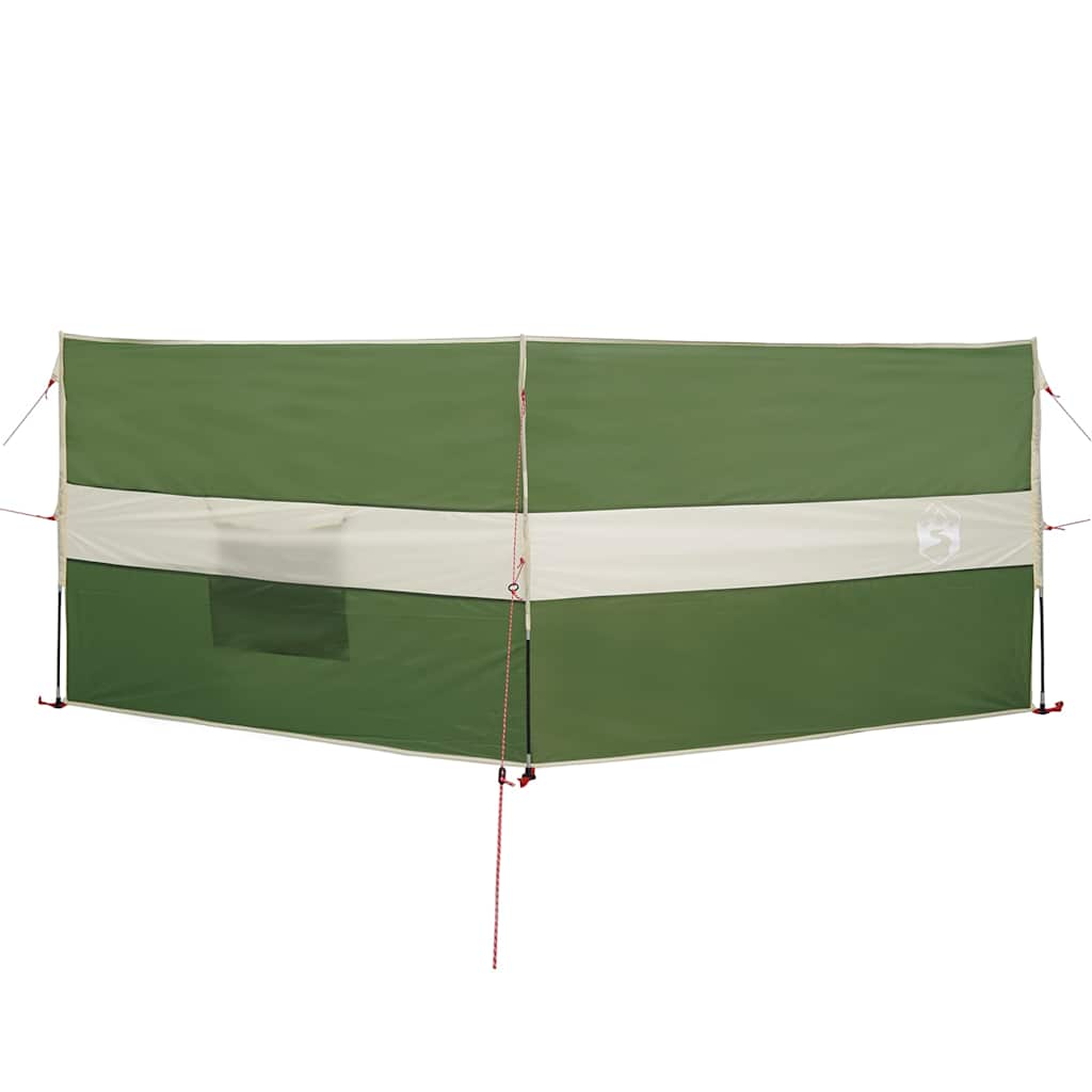 vidaXL Cortaviento de camping impermeable verde 344x120 cm - Image 4