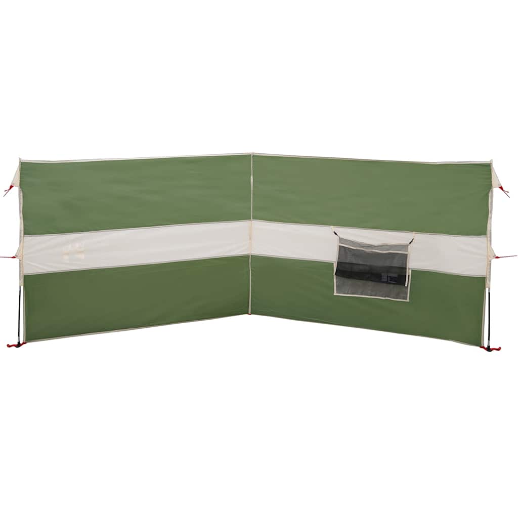 vidaXL Cortaviento de camping impermeable verde 344x120 cm - Image 6