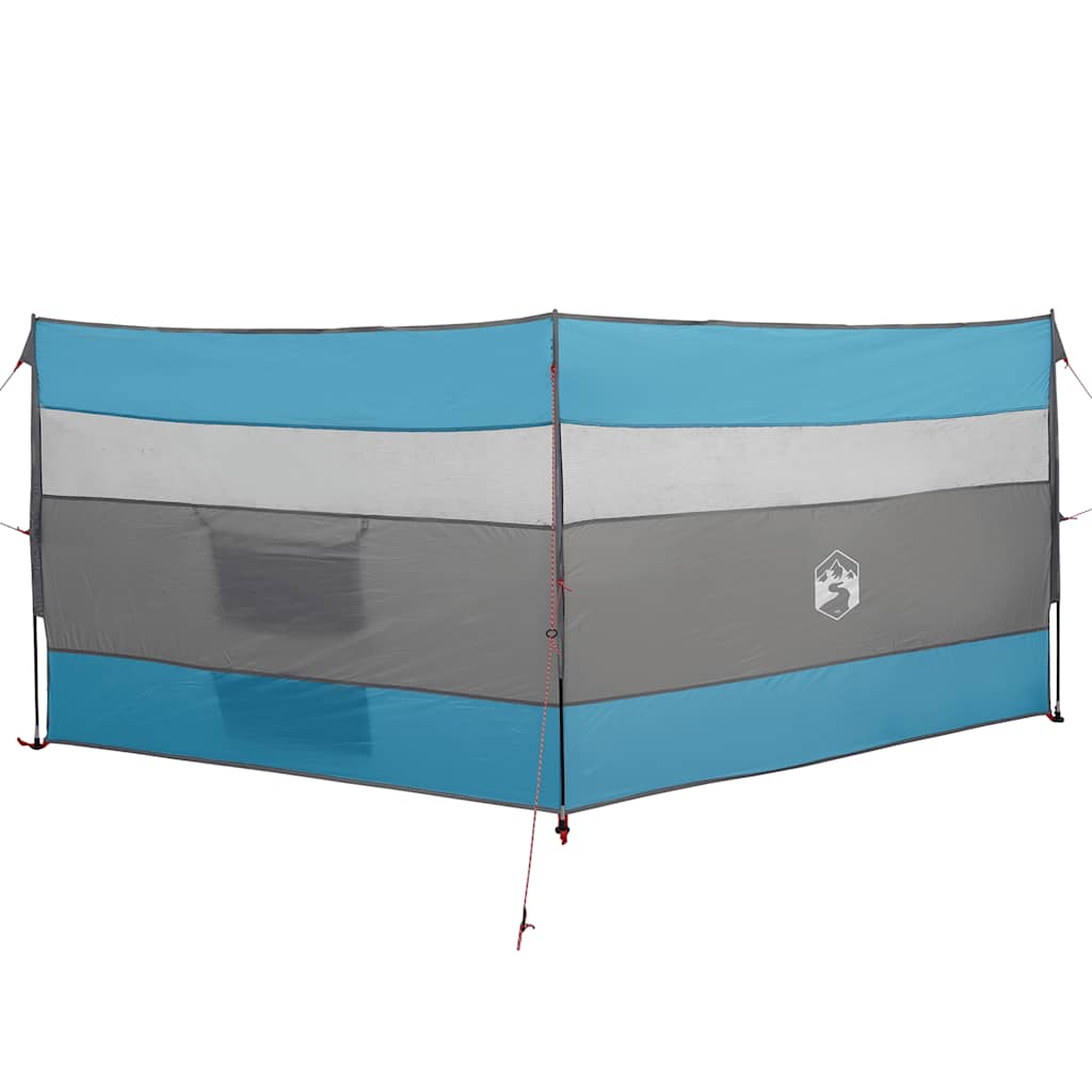 vidaXL Cortaviento de camping impermeable azul 340x130 cm - Image 4