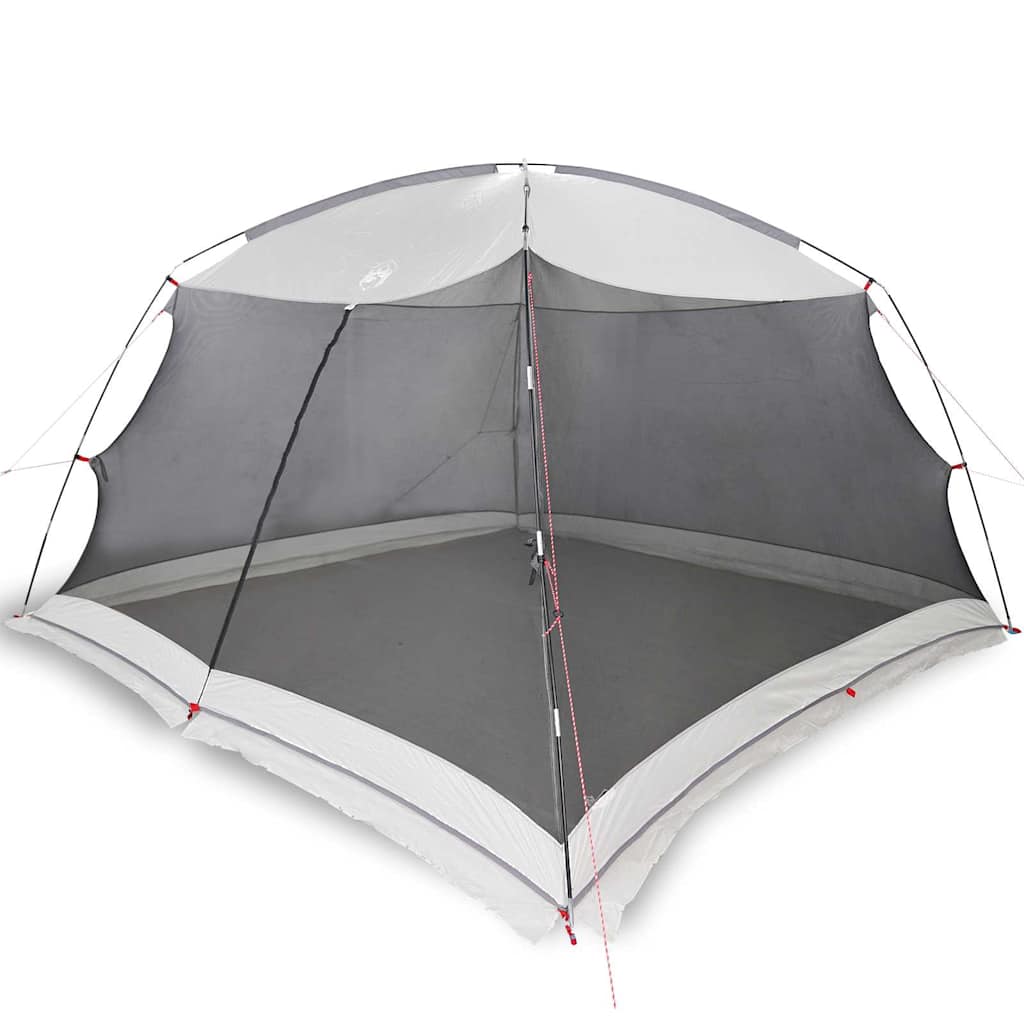 vidaXL Carpas con techo Gris 380 x 380 x 225 cm Poliéster - Image 3