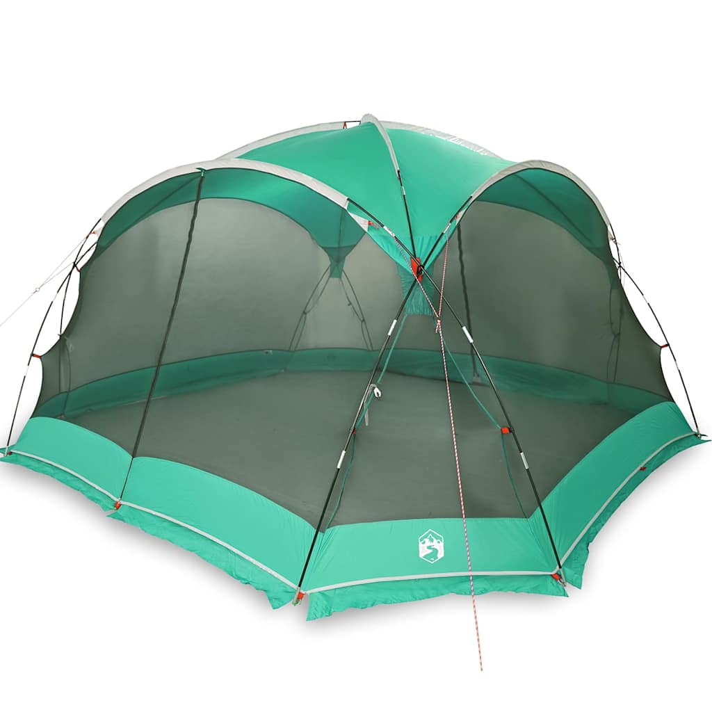 vidaXL Carpas con techo Verde mar 434 x 434 x 230 cm Poliéster - Image 3