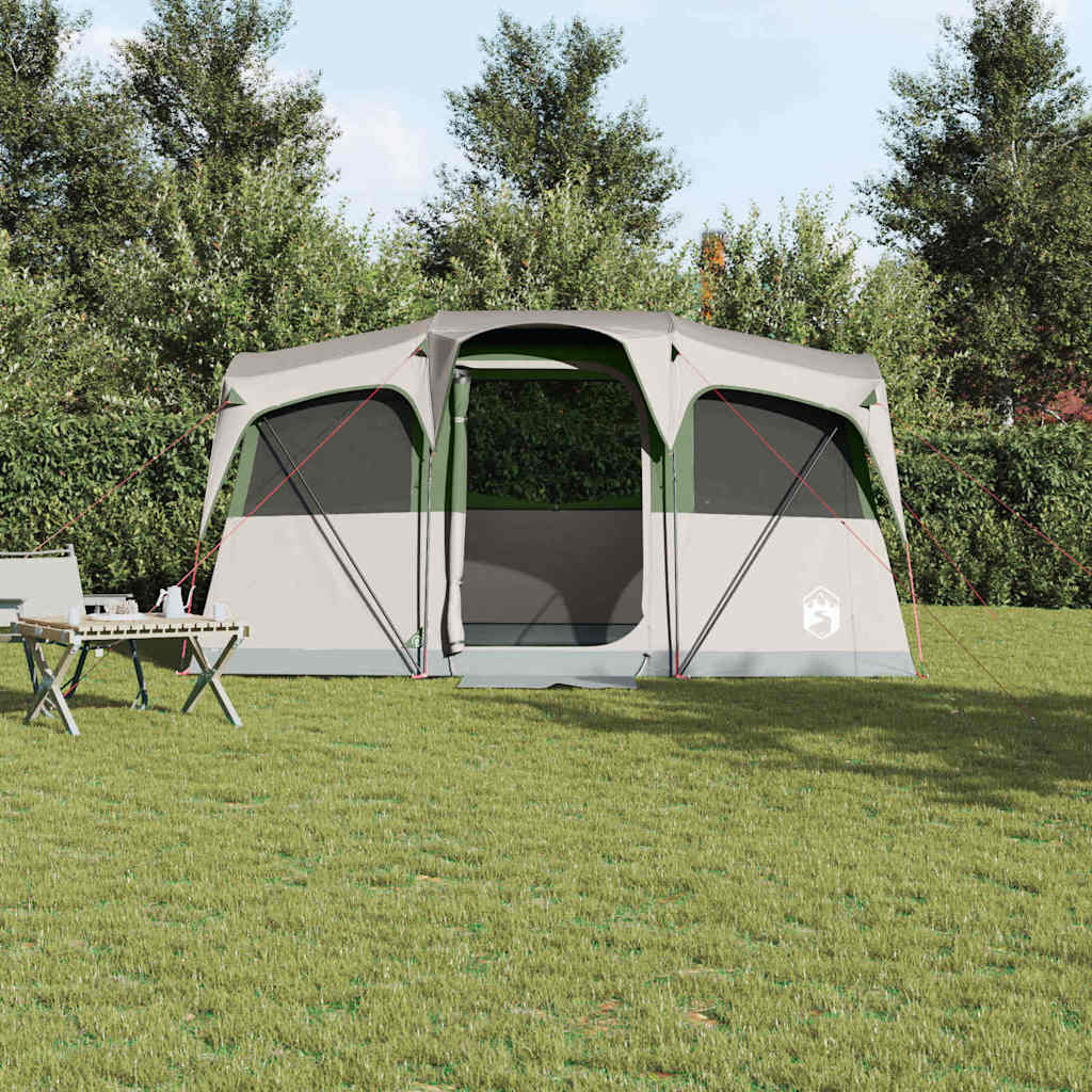 vidaXL Carpas con techo Verde 435 x 255 x 216 cm Poliéster - Image 4