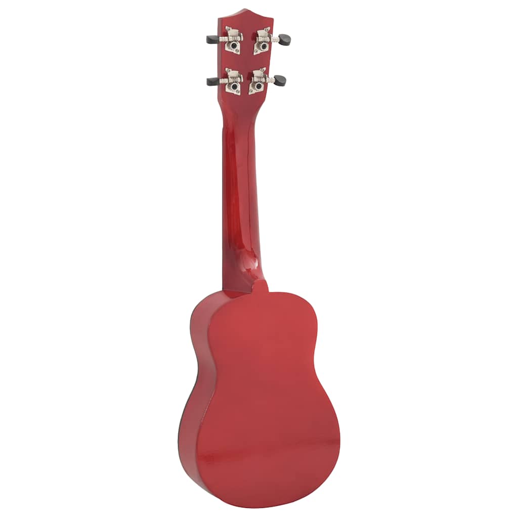vidaXL Juego de ukelele soprano para niños con funda madera clara 21" - Image 6