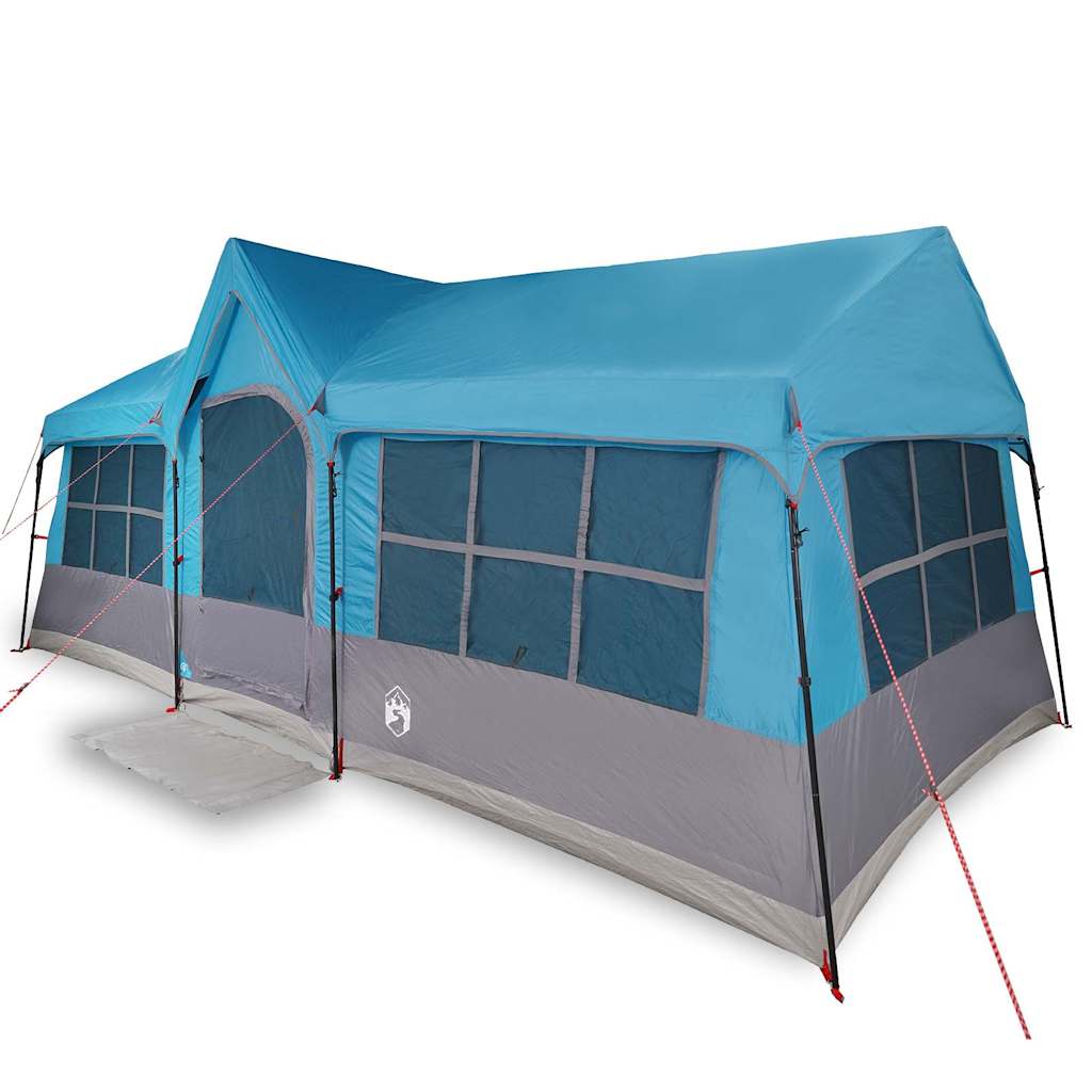 vidaXL Carpas con techo Azul 622 x 295 x 238 cm Poliéster - Image 3
