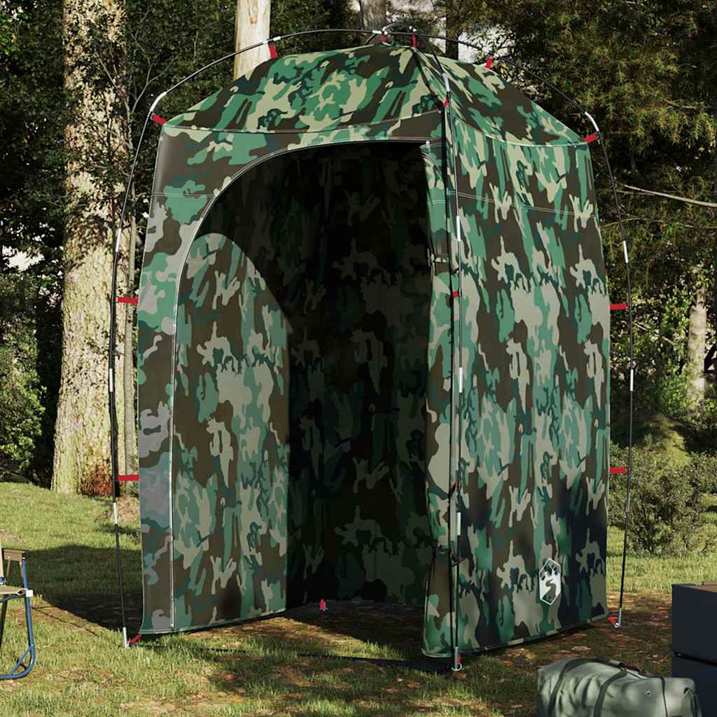 vidaXL Tienda de ducha impermeable camuflaje
