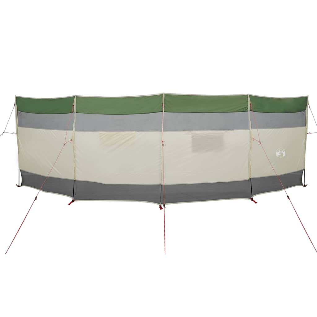 vidaXL Cortaviento de camping impermeable verde 510x153 cm - Image 4