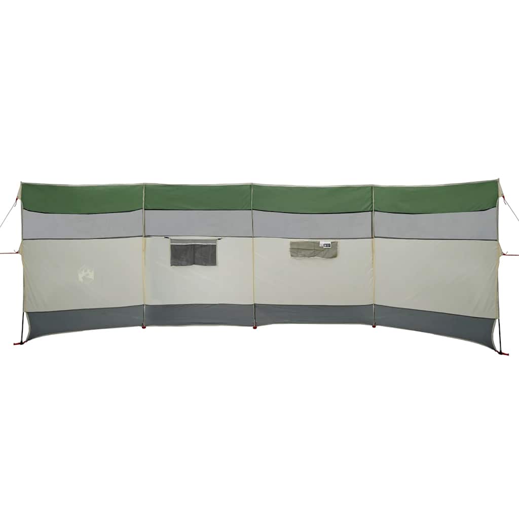 vidaXL Cortaviento de camping impermeable verde 510x153 cm - Image 6