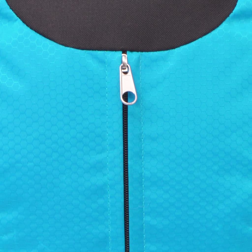 vidaXL Mochila de senderismo 40 L negra y azul - Image 6