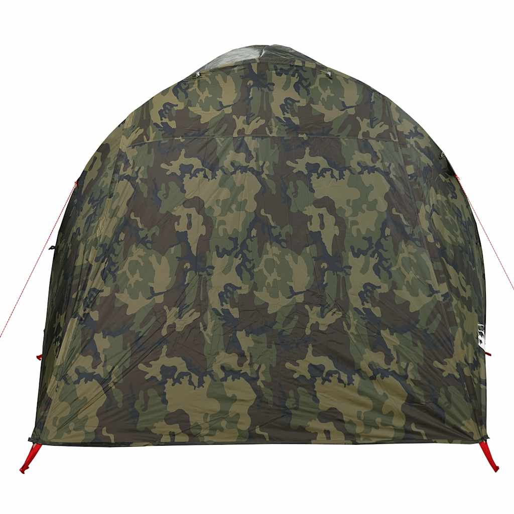 vidaXL Tienda campaña familiar túnel 6 personas impermeable camuflaje - Image 6