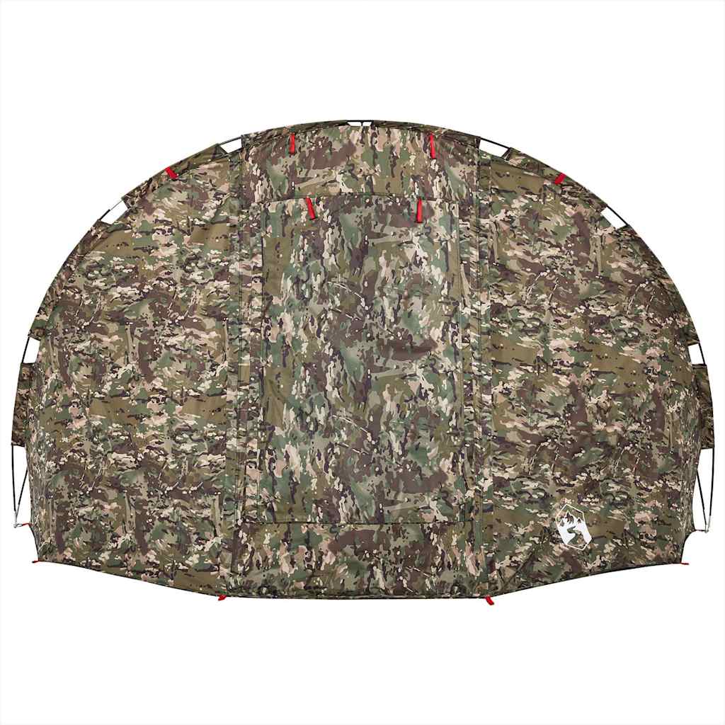 vidaXL Tienda de pesca para 5 personas impermeable camuflaje - Image 6