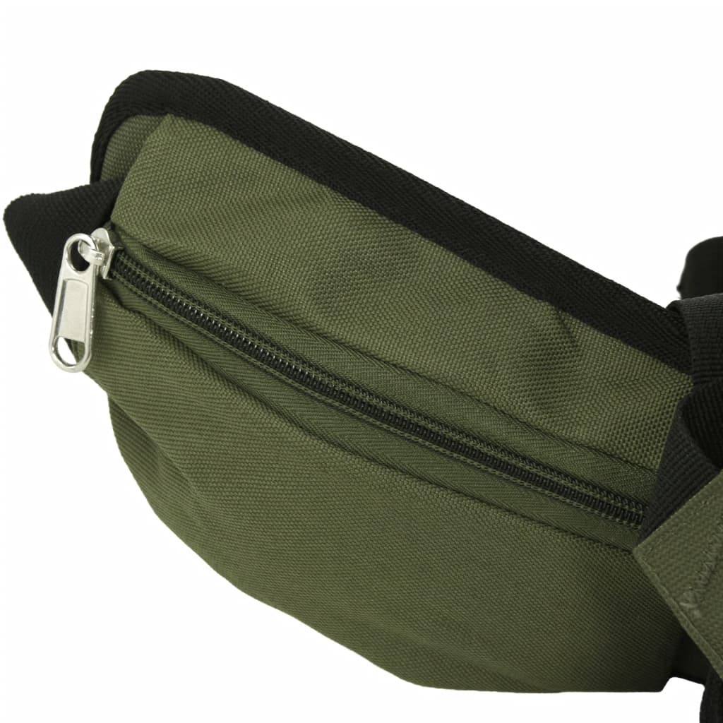 vidaXL Mochila de senderismo tela oxford verde militar 100 l - Image 5
